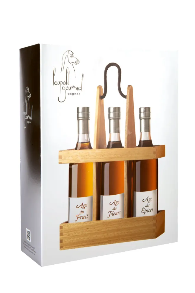 Коньяк Leopold Gourmel set 3*  0.2 л