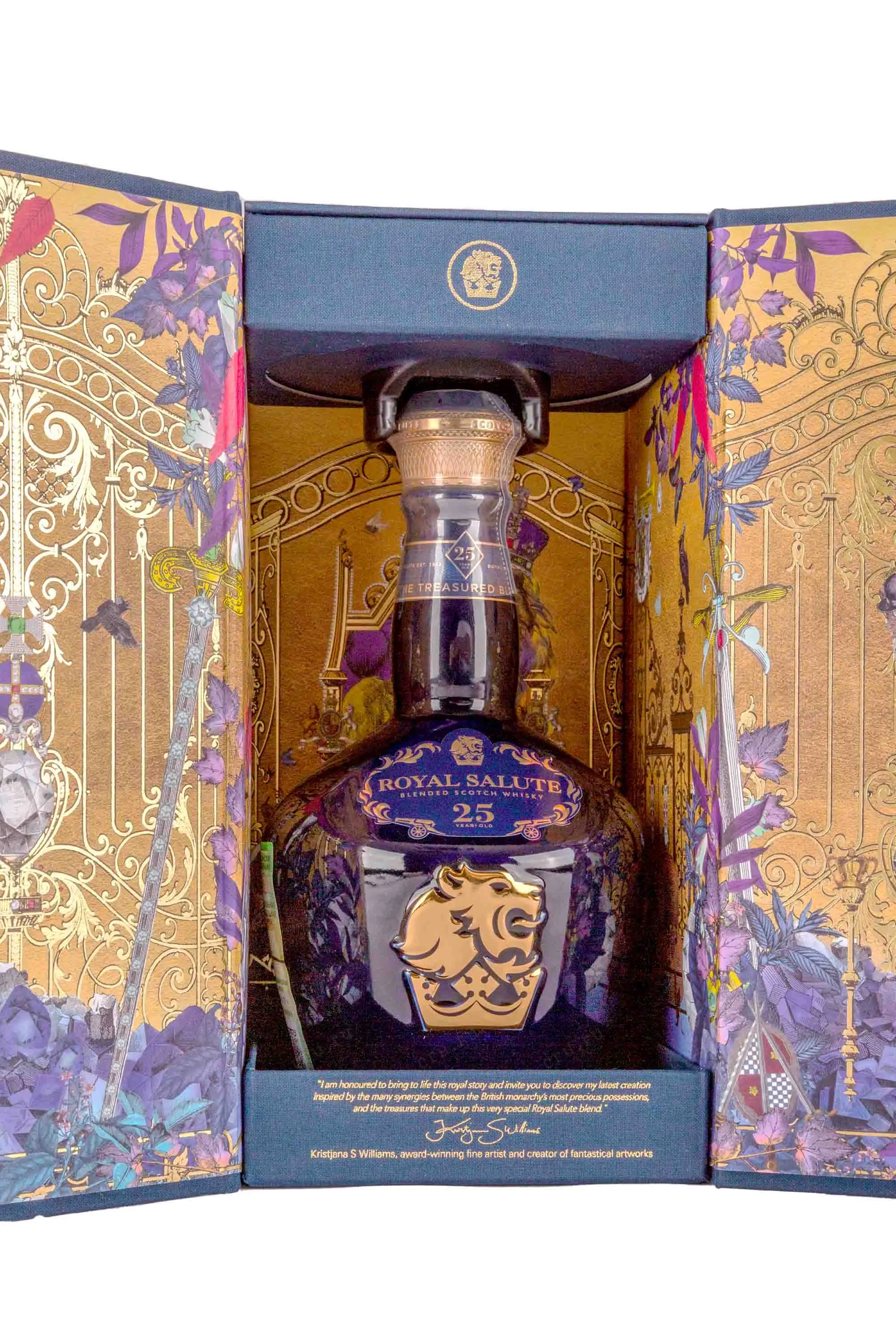 Chivas Royal Salute 25 Years Old The Treasured Blend gift box 0.7
