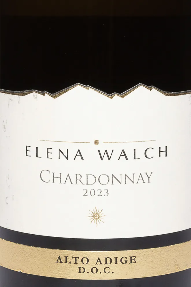 Этикетка Elena Walch Chardonnay Alto Adige 2023 0.75 л