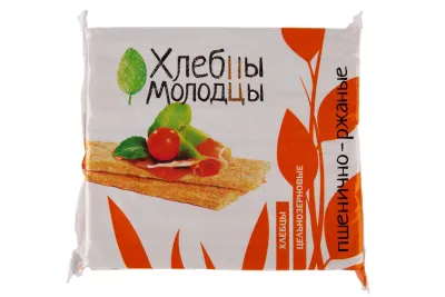 Хлебцы Молодцы Пшенично-Ржаные 100 г