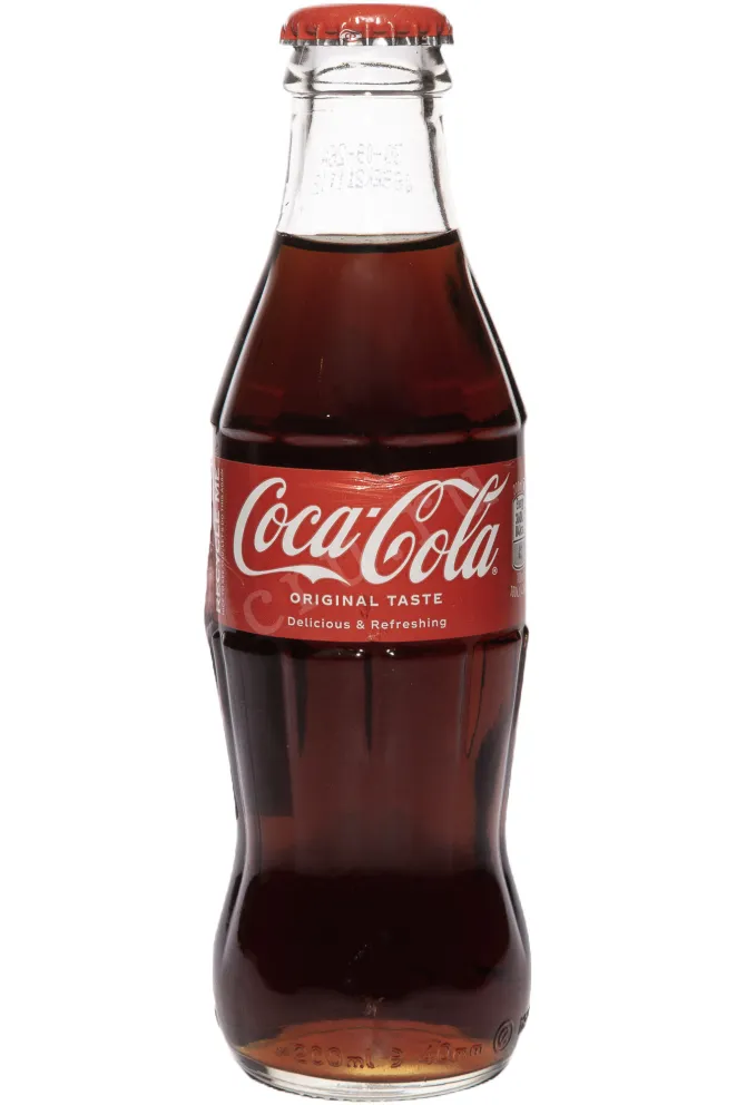 Газированный напиток Coca-Cola Original Taste Стеклянная бутылка 0.2 л
