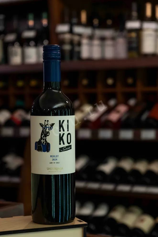 В магазине Крю Профи Undurraga Kiko Merlot DO 2024 0.75 л