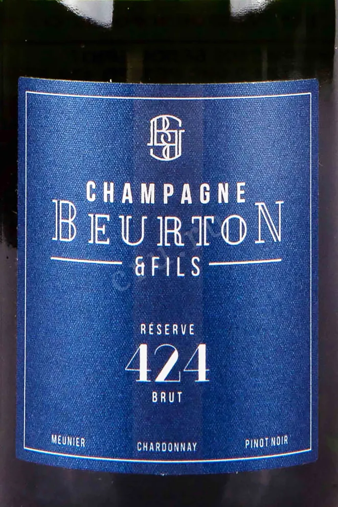 Шампанское Beurton Fils Réserve 424 Brut 2021 0.375 л