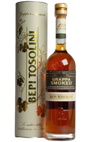 Граппа Bepi Tosolini Smoked Barrique in tube  0.7 л