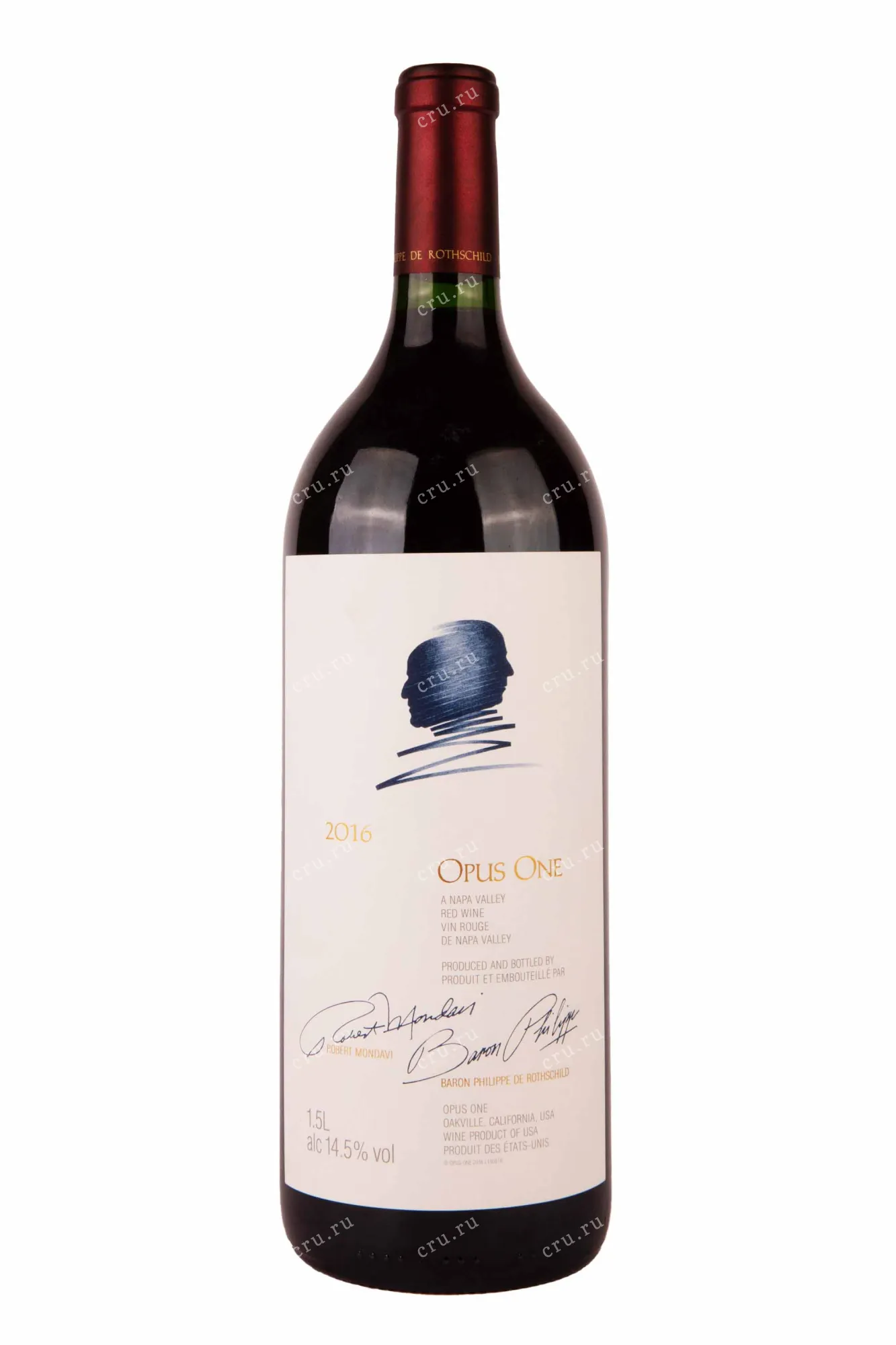 Фото — Вино Opus One Napa Valley 2016 1.5 л