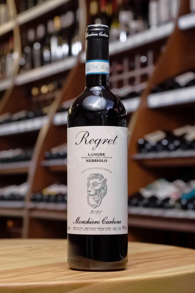 В магазине Крю Профи Monchiero Carbone Regret Langhe Nebbiolo 2021 0.75 л