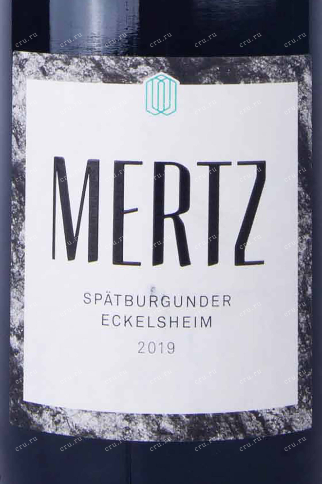 Этикетка Mertz Eckelsheim Spatburgunder 2019 0.75 л
