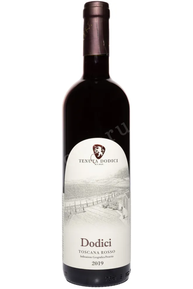 Вино Dodici Toscana Rosso 2019 0.75 л