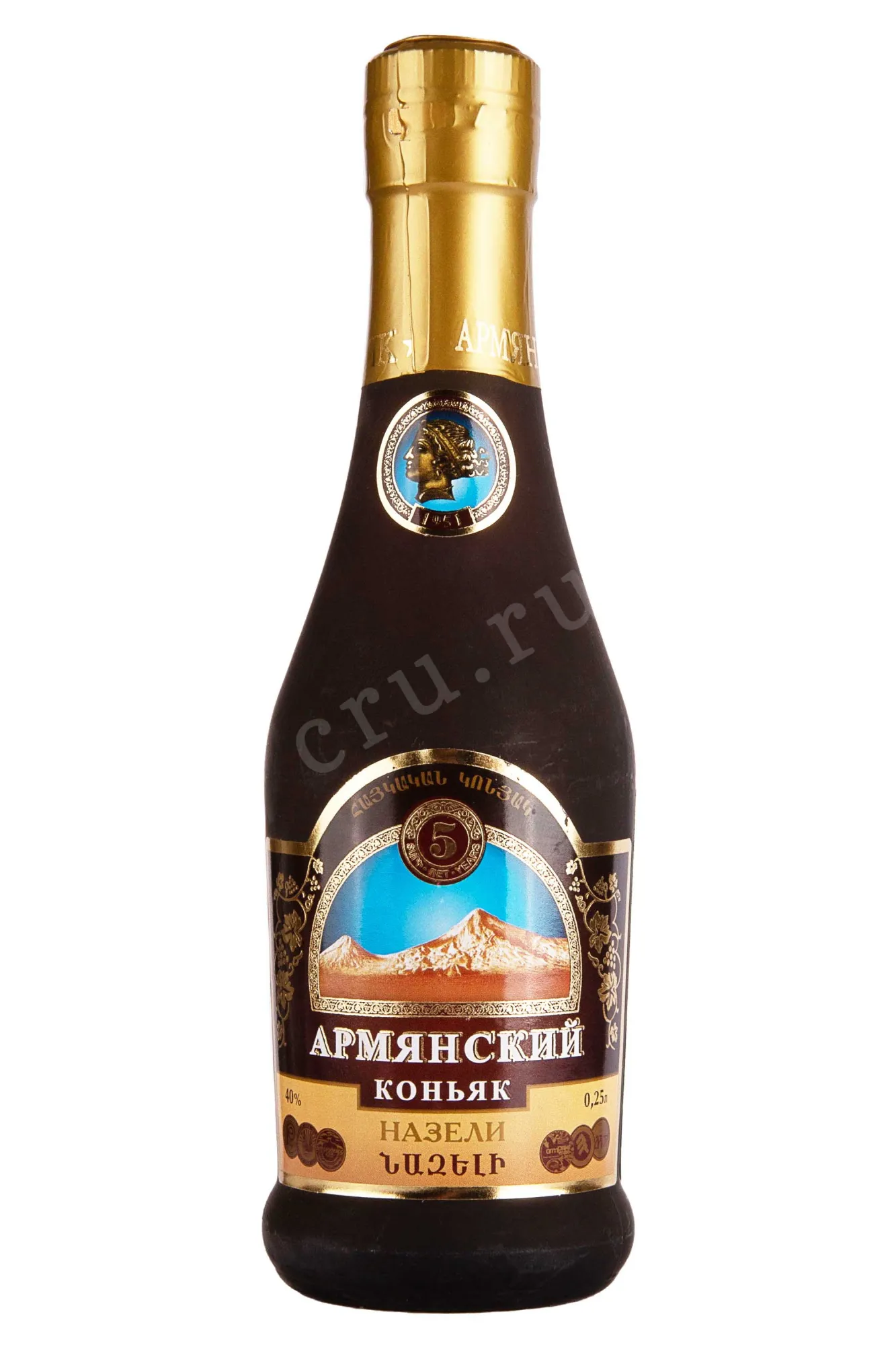 Фото — Коньяк Иджеван Назели 5 лет  0.25 л