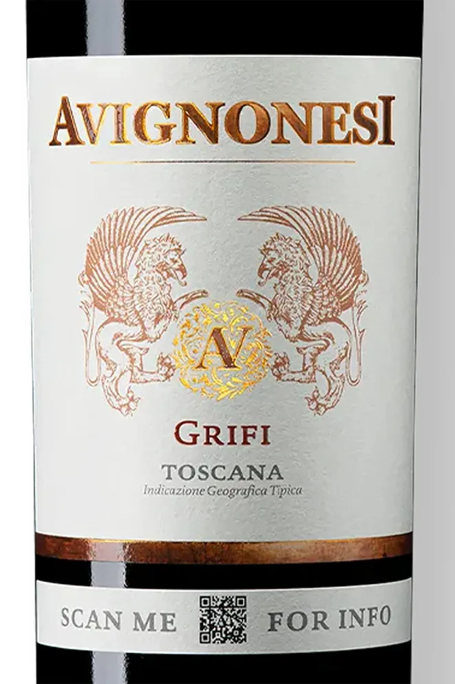 Этикетка Avignonesi Grifi 2011 0.75 л