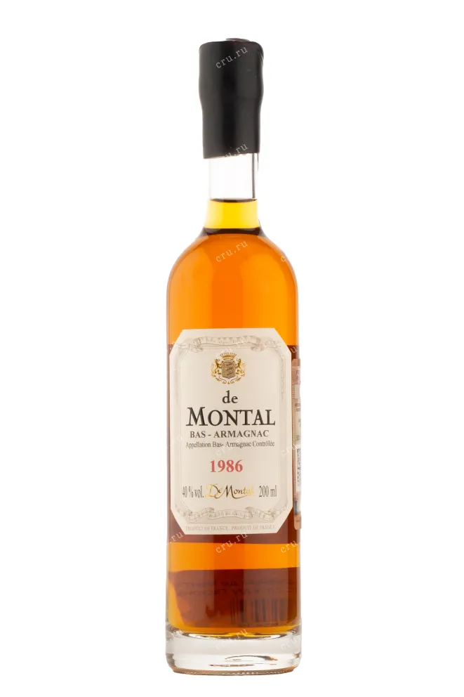 Арманьяк De  Montal 1986 0.2 л