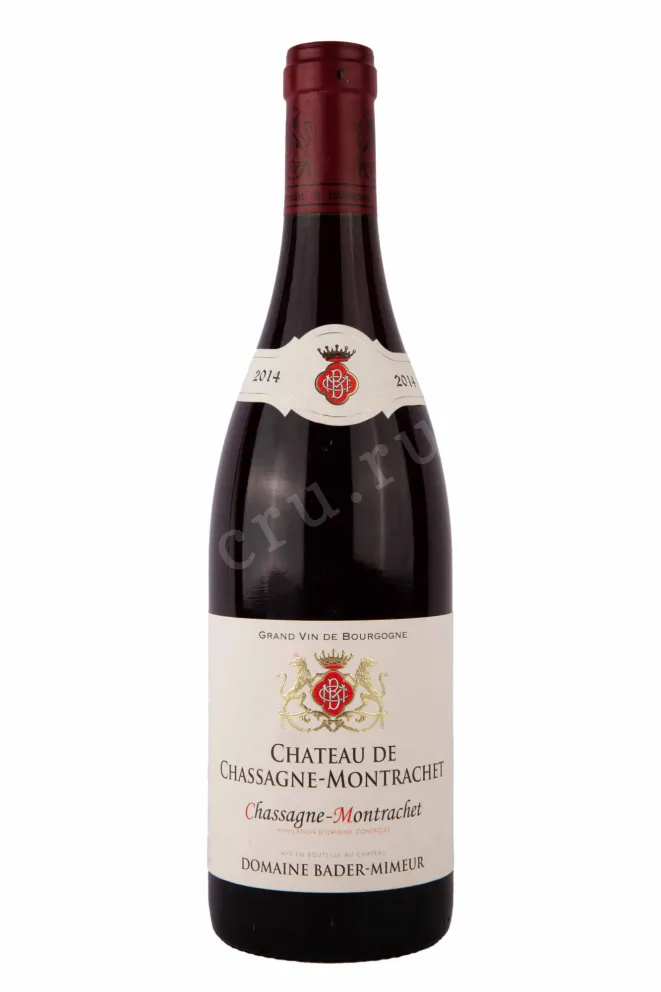 Вино Bader-Mimeur Chateau Chassagne-Montrachet 2014 0.75 л