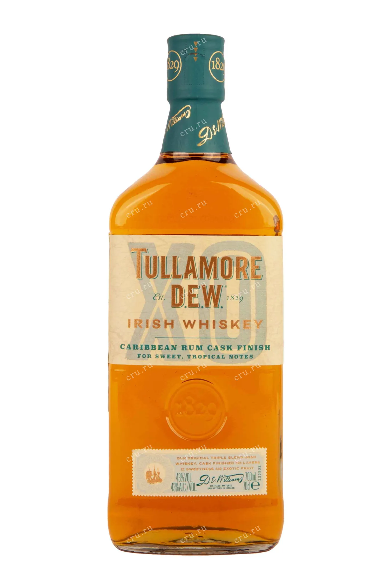 Фото — Виски Tullamore Dew XO Caribbean Rum Cask  0.7 л