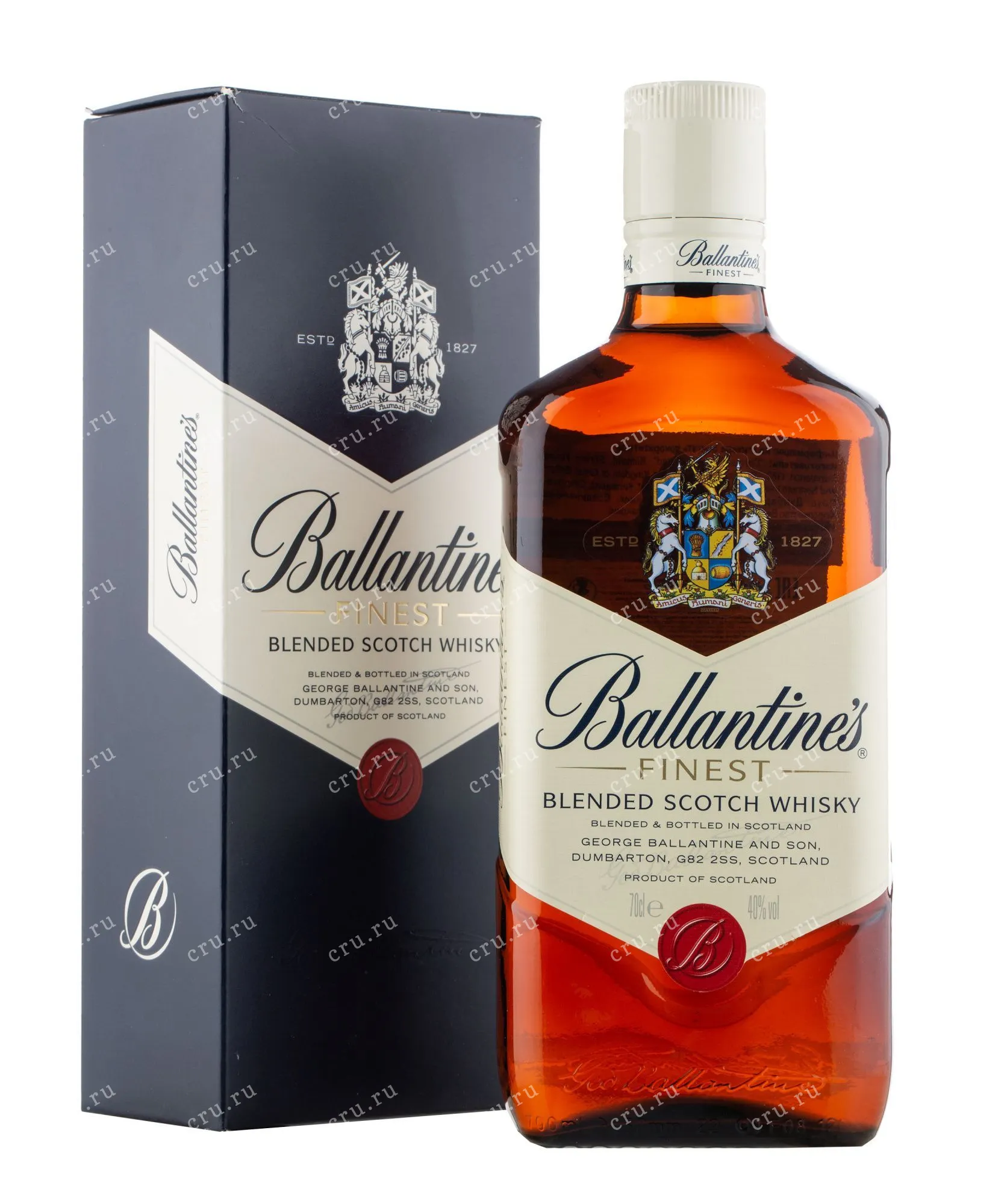 Фото — Виски Ballantines in gift box  0.7 л