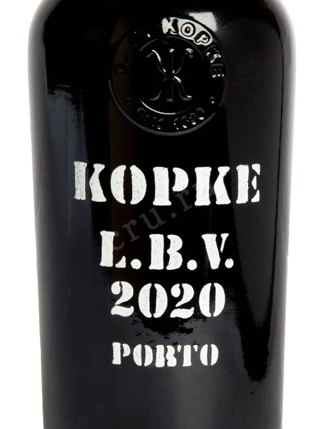 Этикетка Kopke Late Bottled Vintage Porto 2020 0.75 л