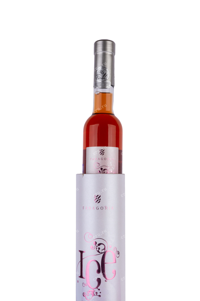 В тубе Fanagoria Ice Wine Saperavi Rose in tube 2021 0.375 л
