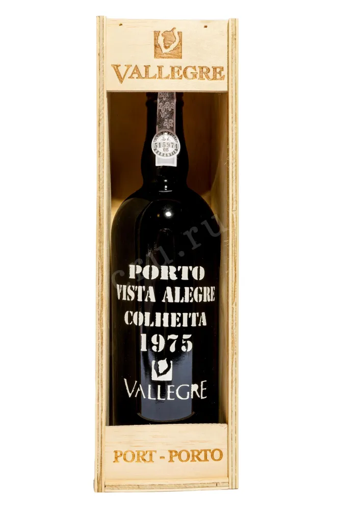 В деревянной коробке Porto Kopke Alegre Colheita in Wooden Box 1975 0.75 л