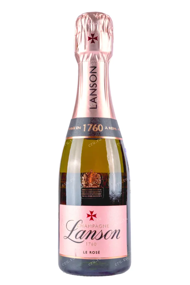Шампанское Lanson Le Rose Brut 2018 0.2 л