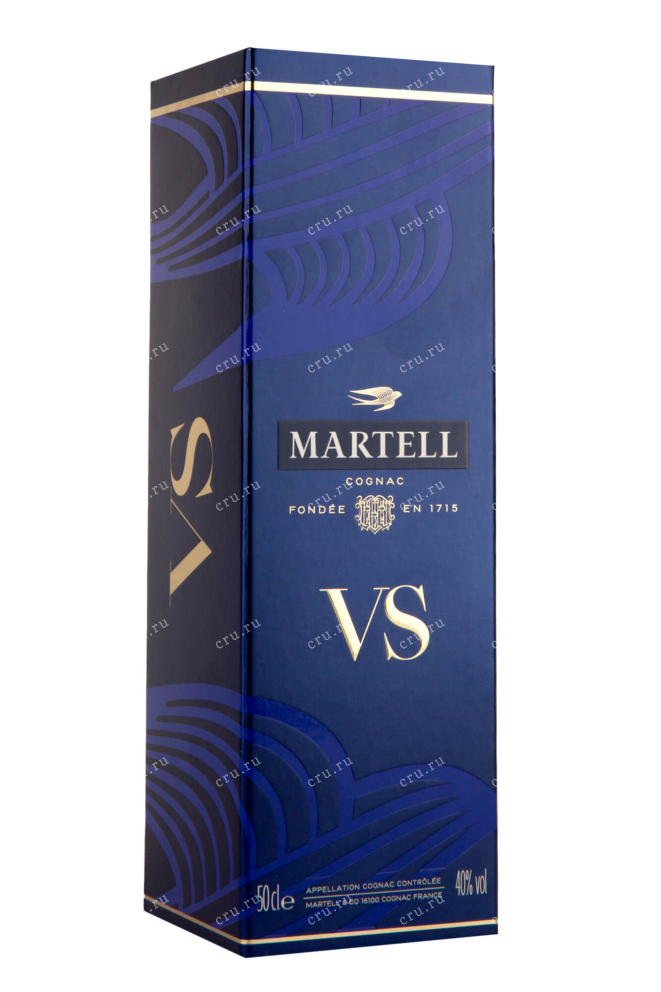 Подарочная коробка Martell VS 0.5 л
