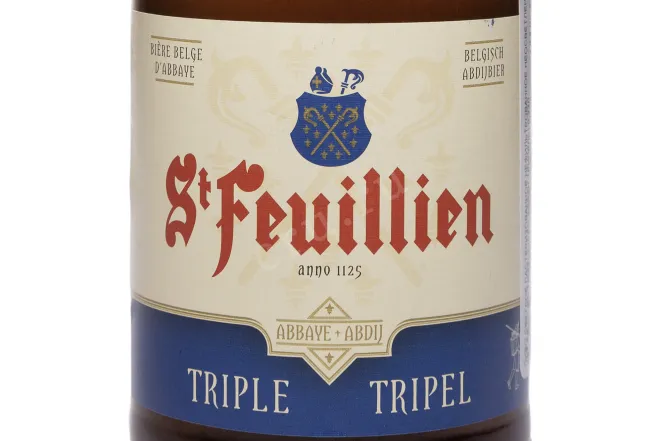 Этикетка St.Feuillien Triple 0.33 л