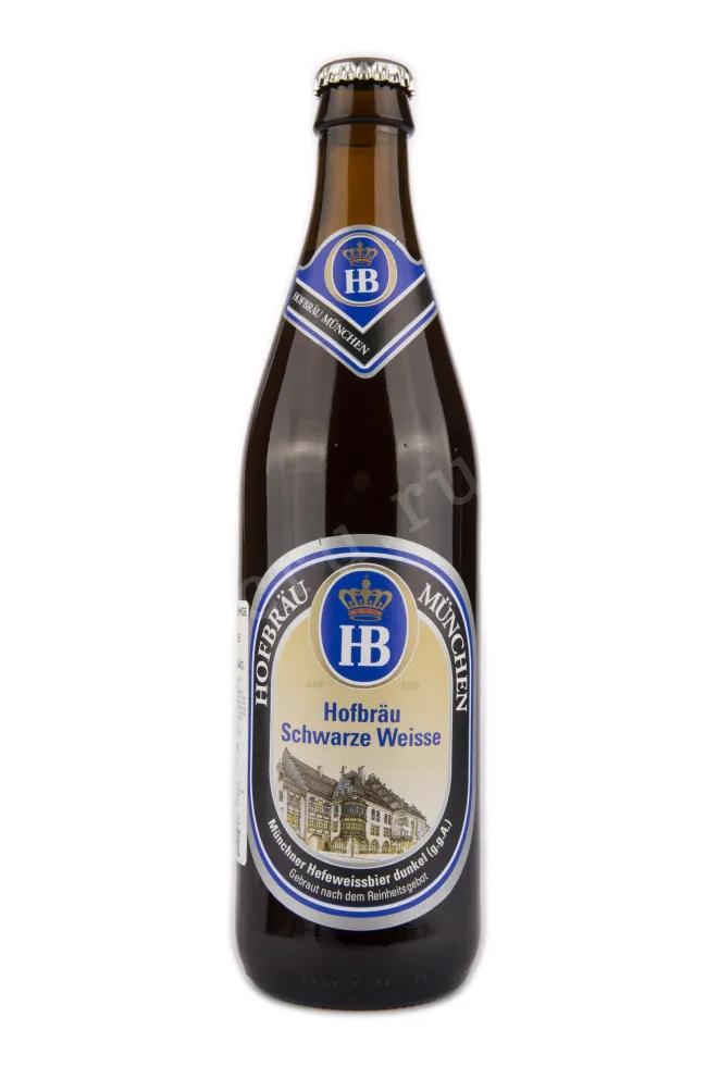 Пиво Hofbrau Schwarze Weisse  0.5 л