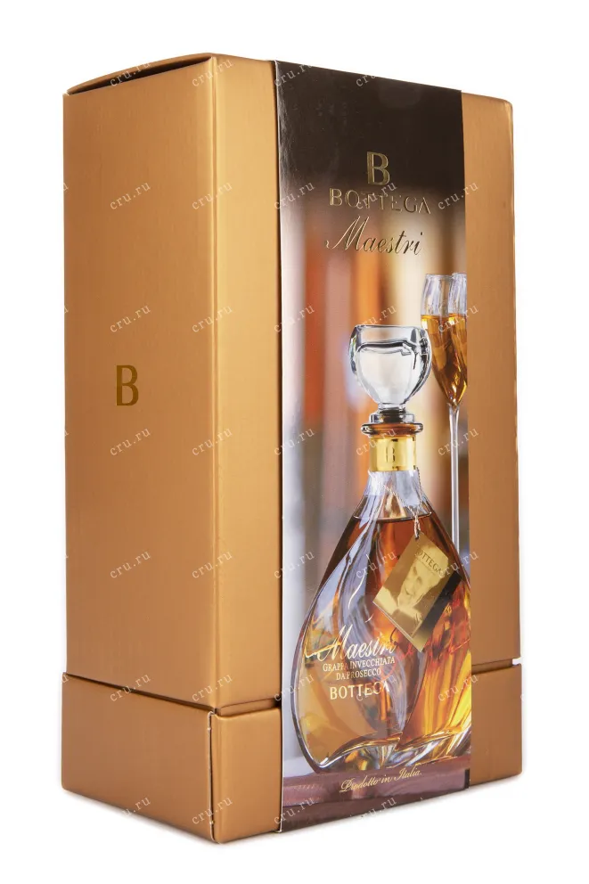Граппа Bottega Maestri Grappa Invecchiata Da Prosecco in gift box  0.7 л