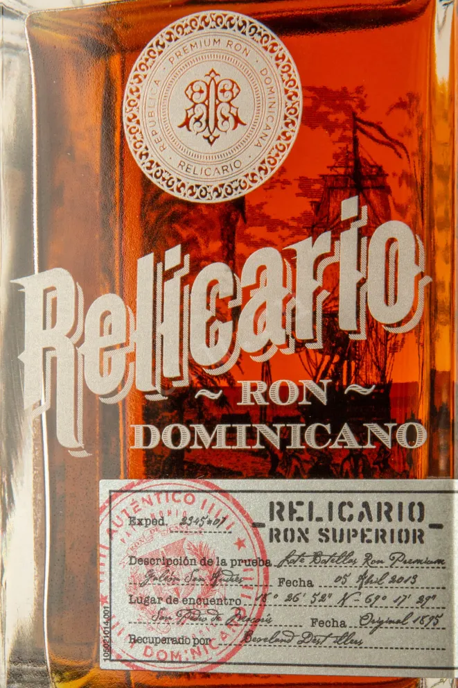 Этикетка Relicario Dominicano Rox Superior  0,7 л