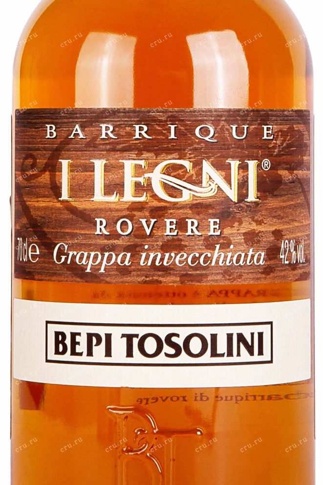 Этикетка Bepi Tosolini I Legni Rovere 0.7 л