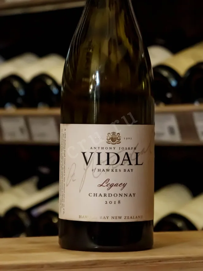 В магазине Крю Профи Vidal Legacy Hawkes Bay Chardonnay 2018 0.75 л