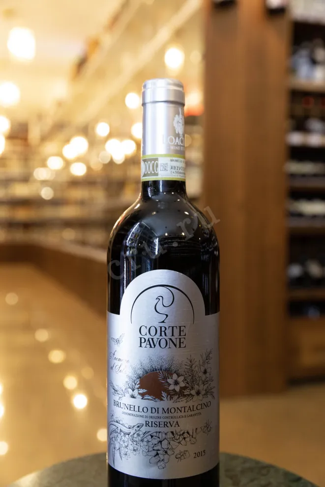 В магазине Крю Профи Corte Pavone Brunello di Montalcino Riserva Anemone al Sole 2015 0.75 л