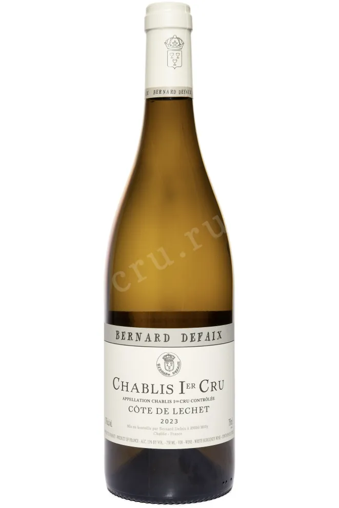 Вино Bernard Defaix Cote De Lechet Chablis Premier Cru AOC 2023 0.75 л