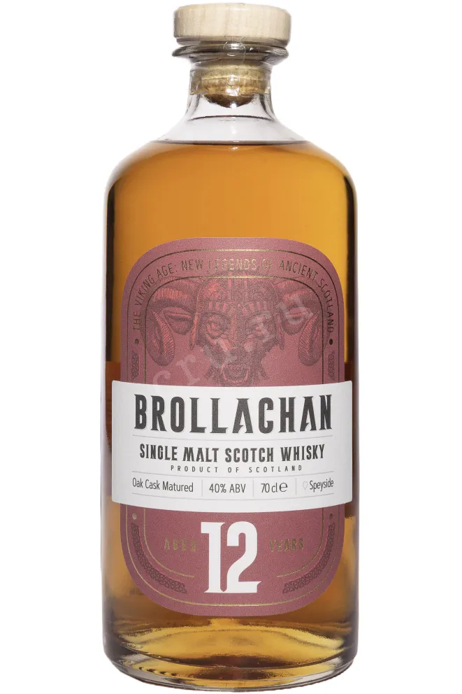 Бутылка Brollachan 12 Years Old Oak Cask in tube 0.7 л
