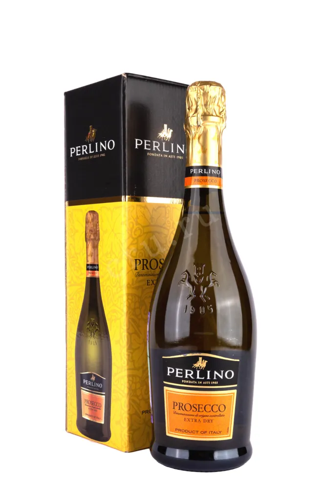 Игристое вино Perlino Prosecco gift box 2021 0.75 л