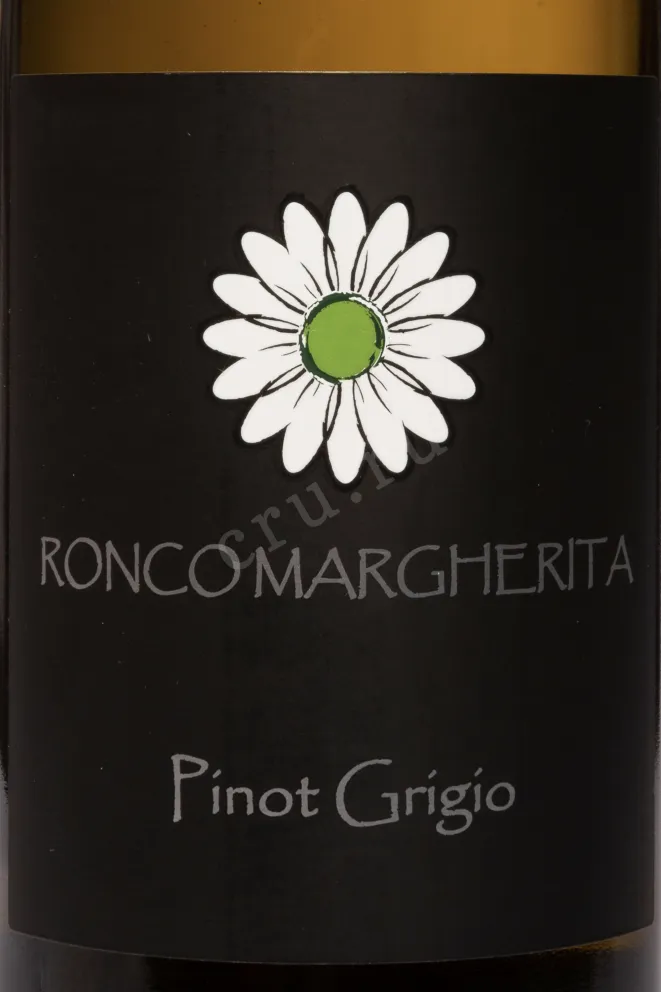 Этикетка Ronco Margherita Pinot Grigio DOC 2023 0.75 л