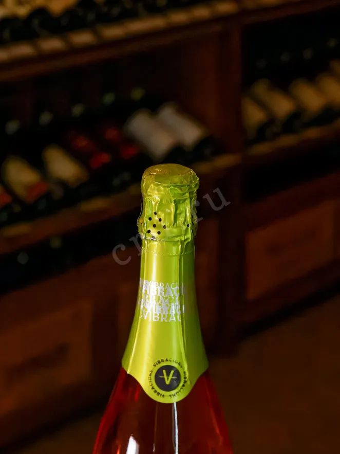 Пробка Vibracions Cava Brut Rose DO 2023 0.75 л