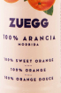 Этикетка Zuegg Orange 0.2 л