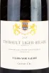 Этикетка Domaine Thibault Liger-Belair Clos Vougeot Grand Cru 2018 0.75 л