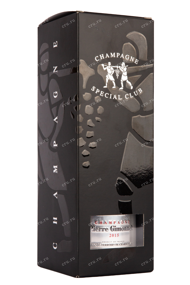 Подарочная коробка игристого вина Pierre Gimonnet & Fils Special Club Grands Terroirs de Chardonnay 2015 0.75 л