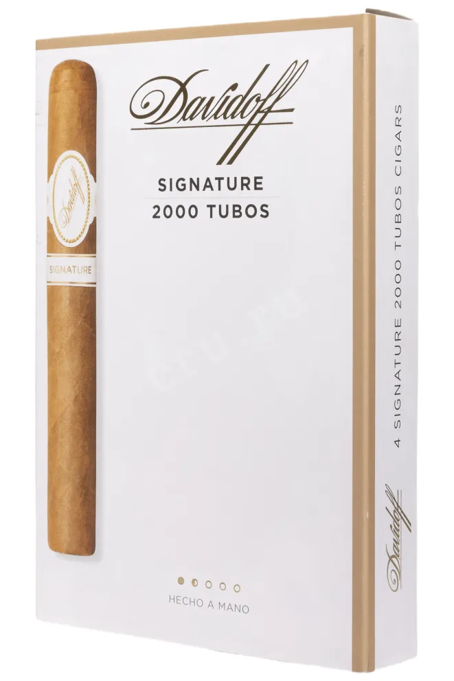 Коробка сигар Сигары Давидофф Сигнатюр 2000 Тубос *4 Доминикано (скидки нет) 0 л