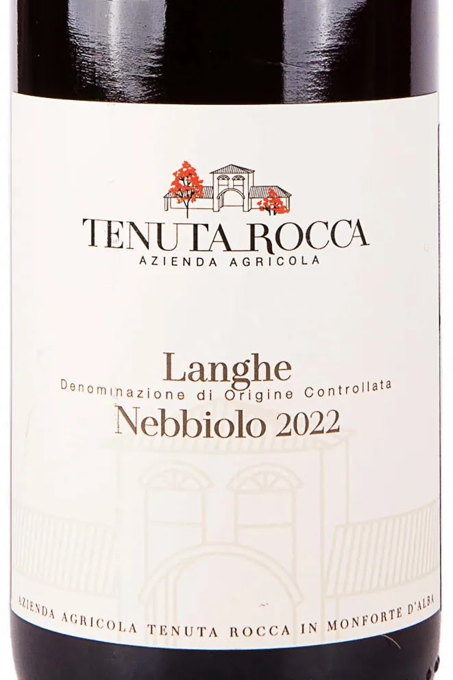 Этикетка Tenuta Rocca Langhe Nebbiolo 2022 0.75 л