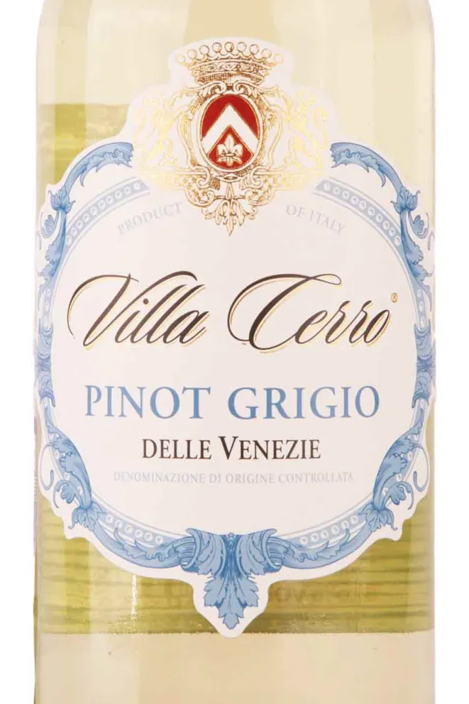 Этикетка Cantina di Soave Villa Cerro Pinot Grigio delle Venezie DOC 2020 0.75 л