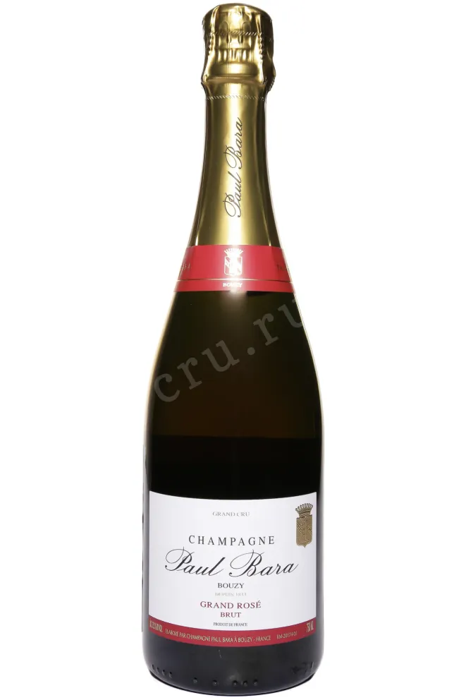 Шампанское Paul Bara Grand Rose Brut Bouzy Grand Cru 2021 0.75 л