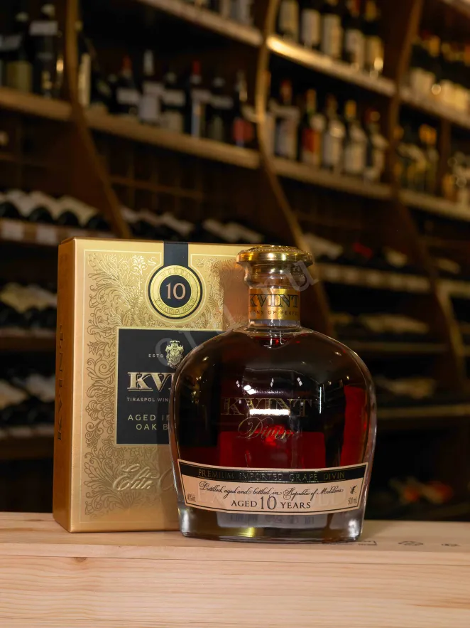 В магазине Крю Профи Kvint Divin KS 10 years gift box 0.5 л