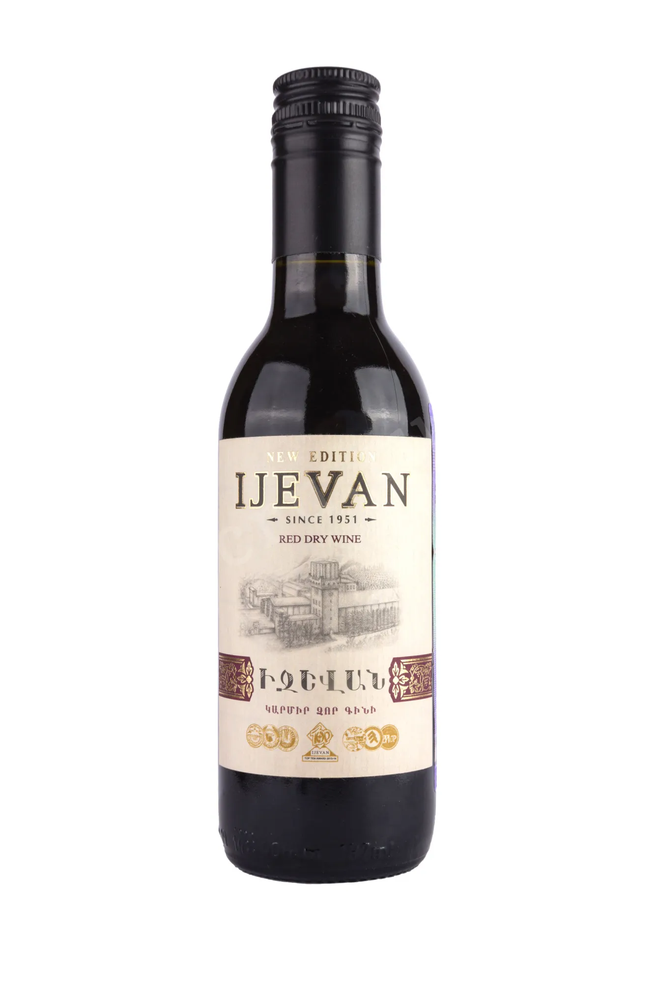 Фото — Вино Ijevan Red Dry 0.187 л