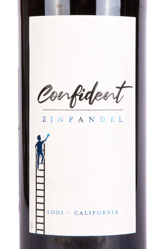 Этикетка Confident Zinfandel 2022 0.75 л