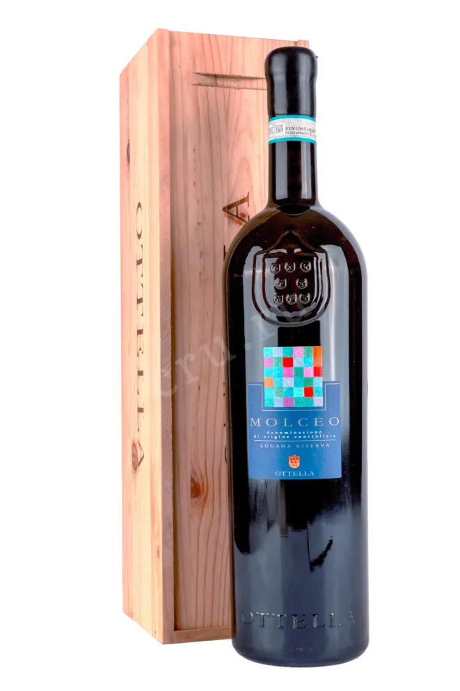 Вино Ottella Molceo Riserva Lugana wooden box 2022 1.5 л