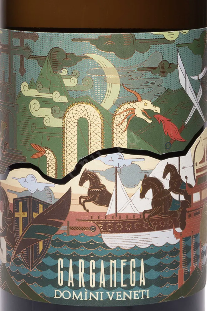 Этикетка Domini Veneti Garganega 2020 0.75 л