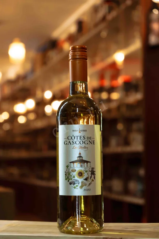 В магазине Крю Профи Les Halles Cotes de Gascogne Blanc IGP 2020 0.75 л
