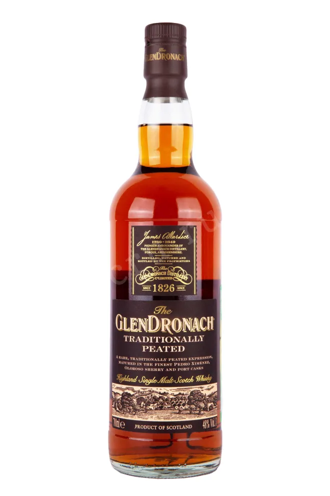 Бутылка Glendronach Traditionally Peated in tube 0.7 л