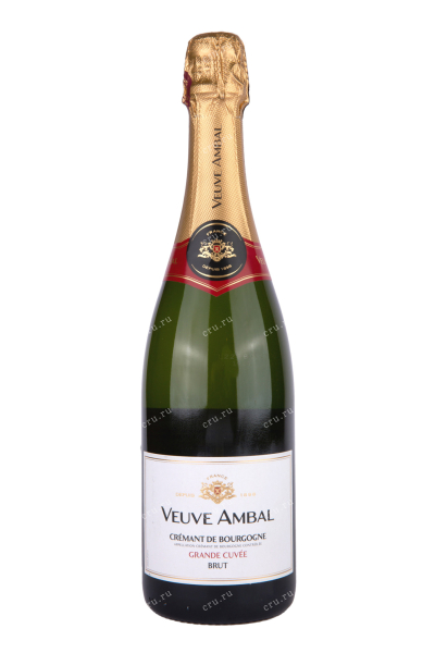 Игристое вино Veuve Ambal Grande Cuvee Blanc Brut, Cremant de Bourgogne 2018 0.75 л